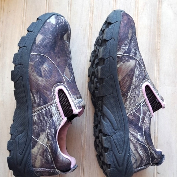 Redhead XTR Camo Pink Moc Slip-On Shoes for Ladies Comfort Durable Comfy - Picture 2 of 10